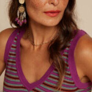 King Louie Hazel Top – Bee Stripe, Size M (NWT)